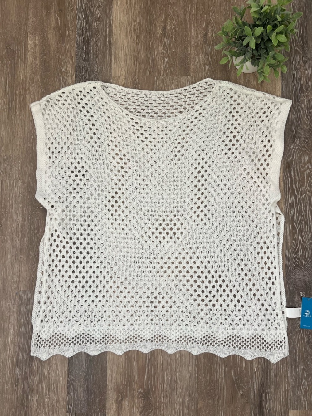 Cupshe White Crochet Swim Cover-Up Mini Dress - Picture 5 of 9